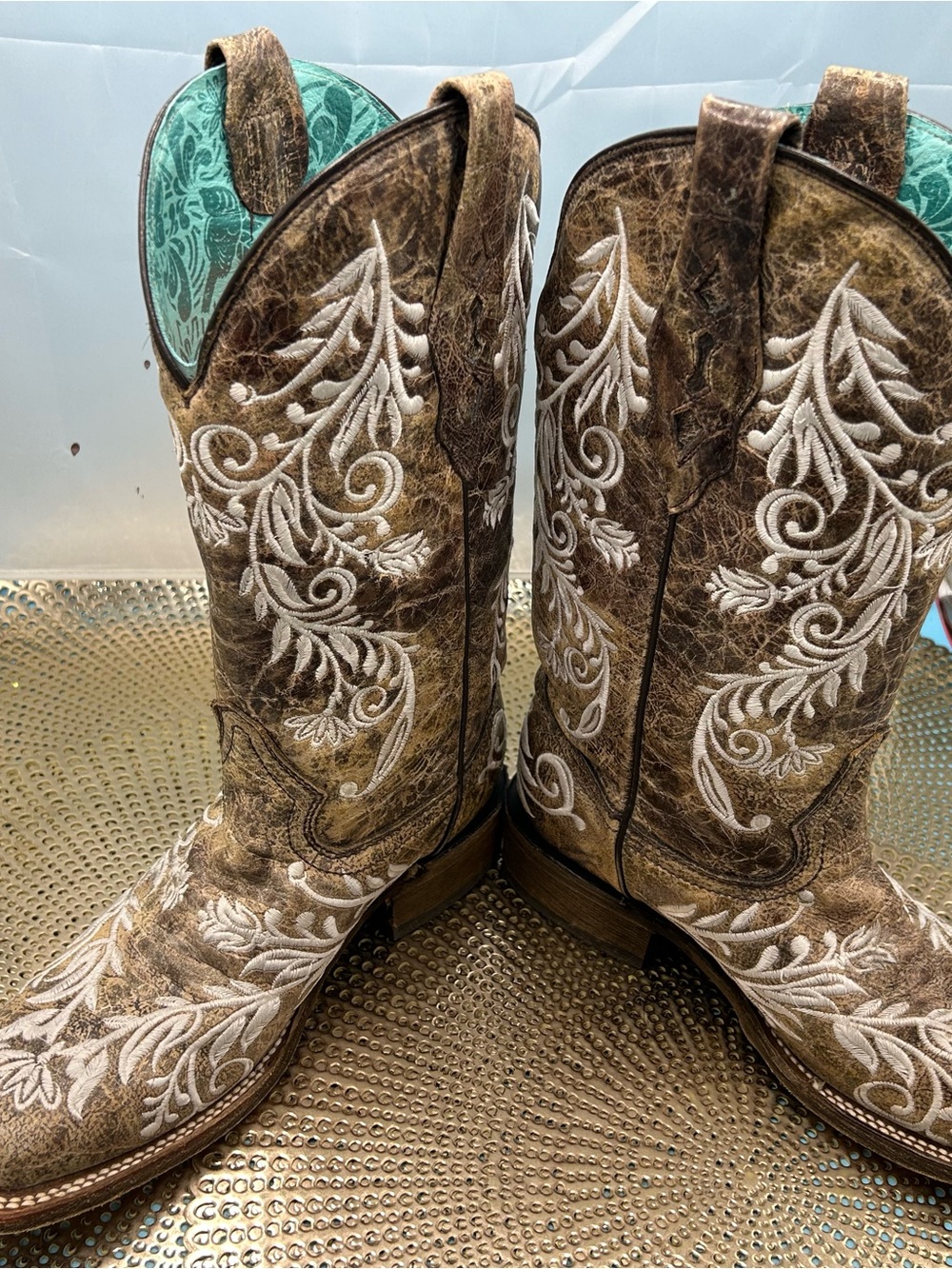 Corral women 9 glow in the dark embroidered cowgirl boots - Picture 11 of 11